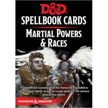 D&D SPELLBOOK CARDS MARTIAL POWERS & RACES EN