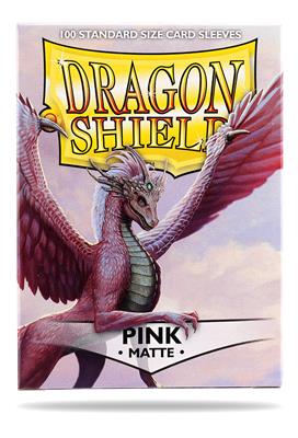 DRAGON SHIELD - MATTE PINK (100 SLEEVES)
