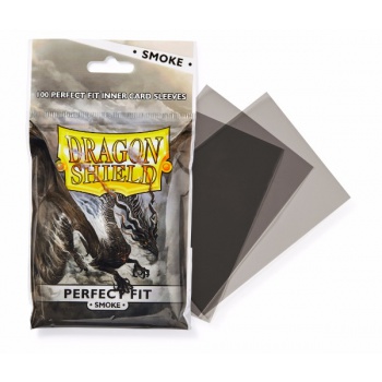 DRAGON SHIELD PERFECT FIT SLEEVES - CLEAR/SMOKE