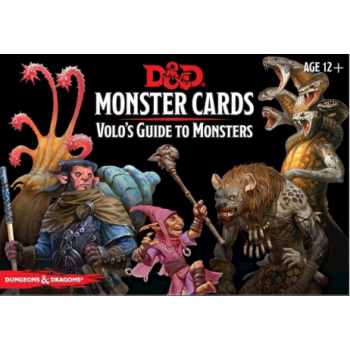 D&D MONSTER CARDS VOLOS GUIDE TO MONSTERS