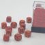 Scarab 12mm d6 Scarlet/gold Dice Block (36 dice)