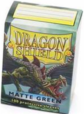 DRAGON SHIELD - MATTE GREEN (100 SLEEVES)