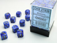 Vortex 12mm d6 Blue/gold Dice Block (36 dice)