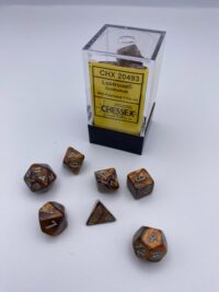 Lustrous Mini-Polyhedral Gold/Sliver 7-Die set