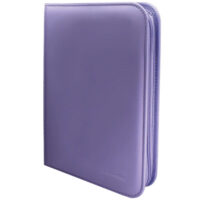Vivid 4-Pocket Zippered PRO-Binder: Purple