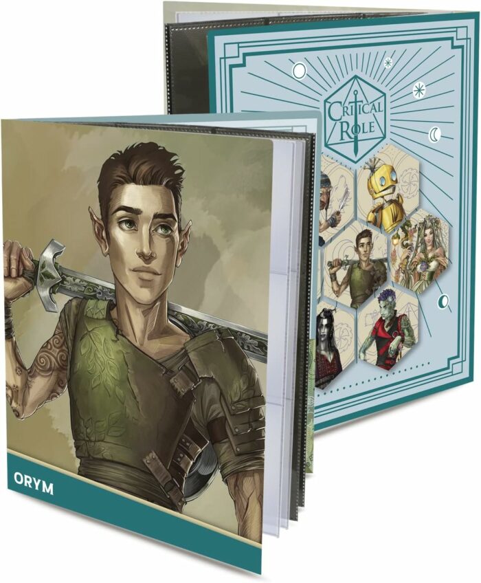 RPG FOLIO WITH STICKERS - ORYM FROM CRITICAL ROLE
