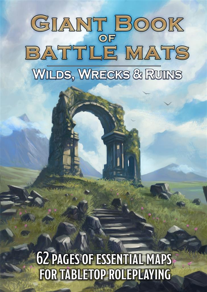 The Giant Book of Battle Mats Wilds, Wrecks & Ruins