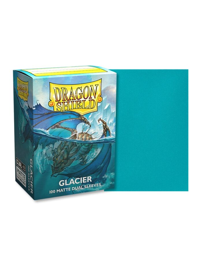 Dragon Shield Standard Ma tte Dual Sleeves-Glacier