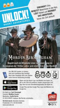 Unlock! Short Adventures:Mord in Birmingham - DE