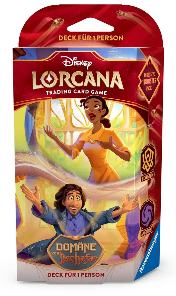 Disney Lorcana Domäne von Dschafar Bernstein & Amethyst Deck