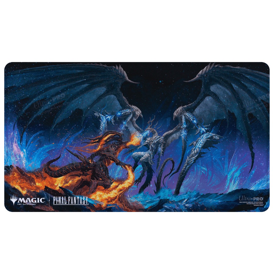 UP - Final Fantasy Playmat Bahamut and Ifrit Holof