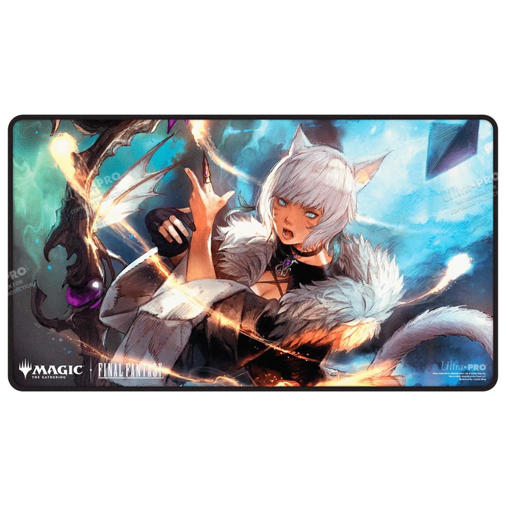 UP - Final Fantasy Playmat Y'shtola Rhul Black Stitched