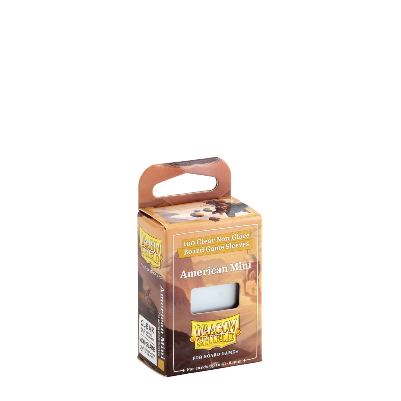 DS - Board Games Sleeves Clear/Non-Glare: 41x63 American Min