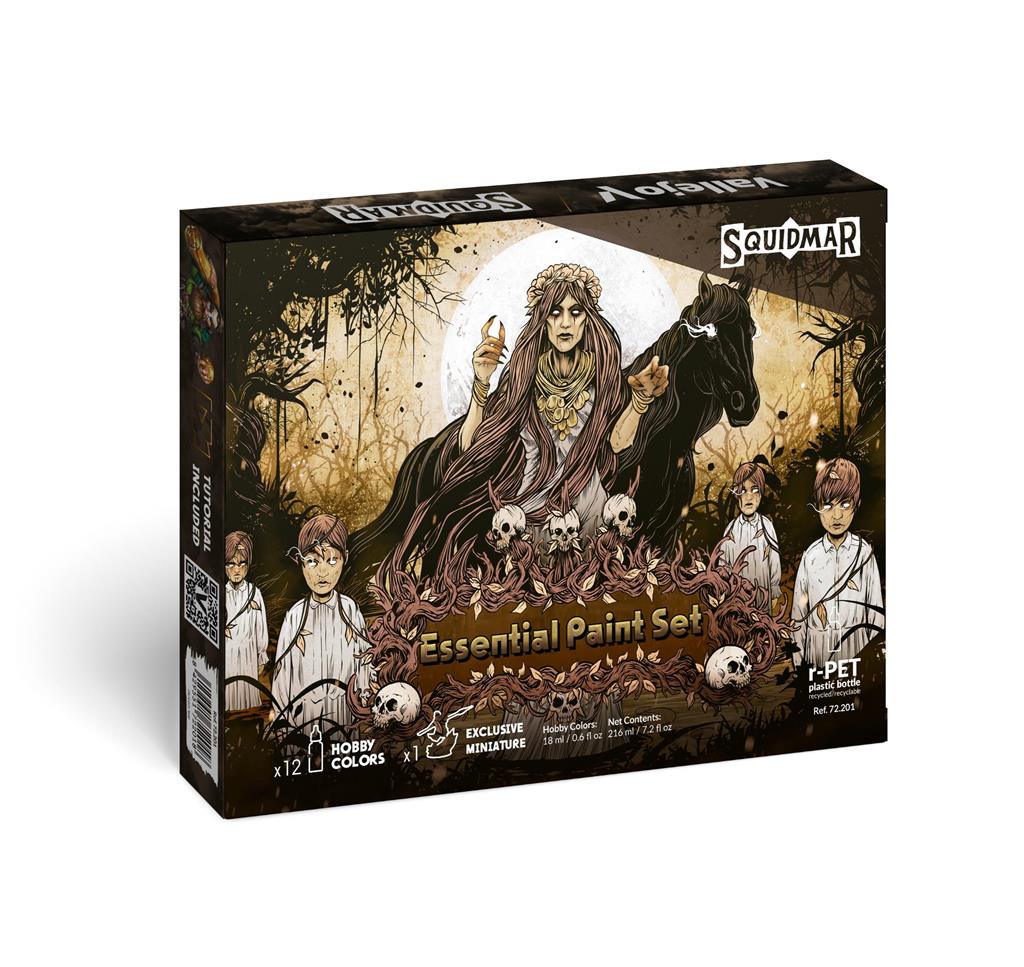 Vallejo - Game Color 12 Colors Essential Paint Set Squidmar